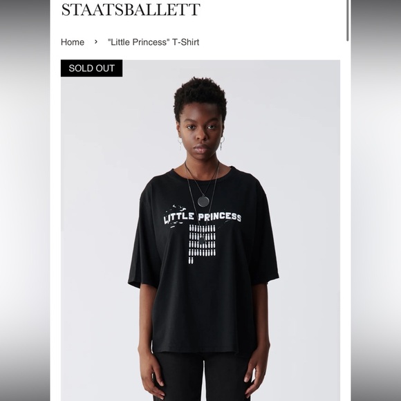 EUC STAATSBALLETT Little Princess oversized T-Shirt in brown - Picture 7 of 7